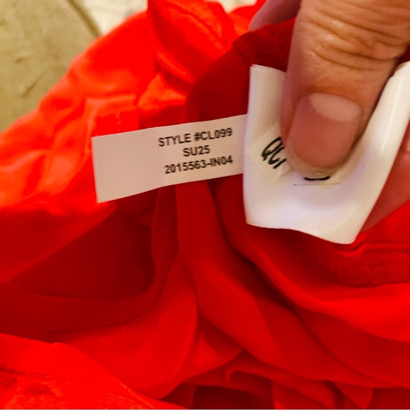 NWT J. Crew Smocked-trim Midi Dress Crepe de Chine Vintage Red - Picture 14 of 14